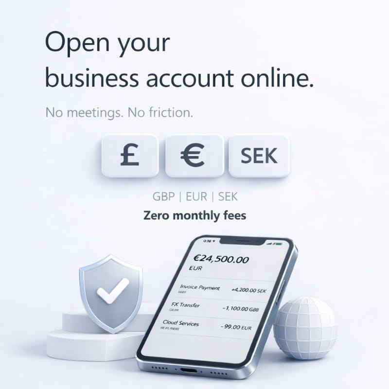 Öppna företagskonto online