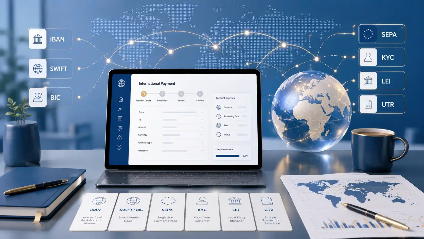 International banking codes and global payment terminology
