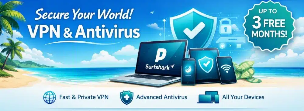 VPN secure your Internet antivirus included